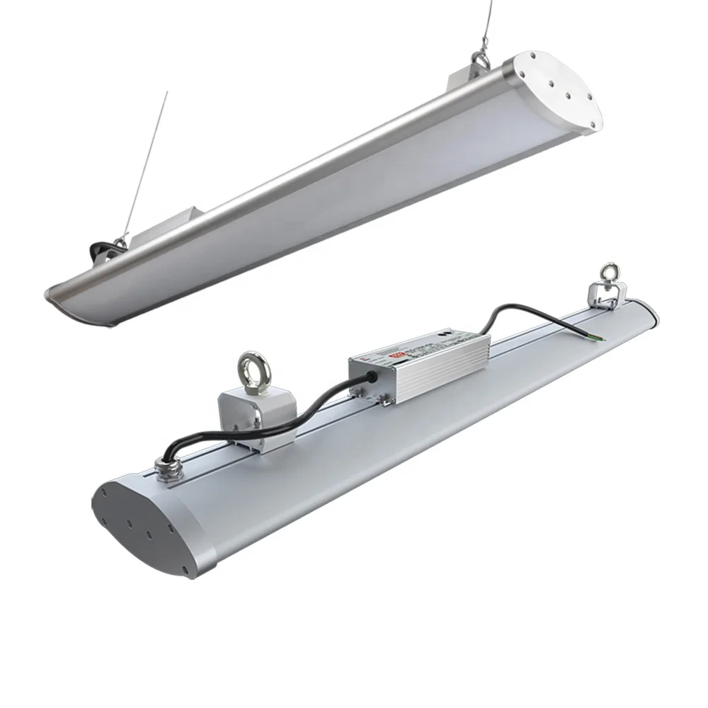 300w 250w 200w 150w 120w Свет промышленный светильник типа high lumen 2 3 4 5ft аварийного с регулируемой яркостью ip66 линейный высокий свет залива СИД для склада