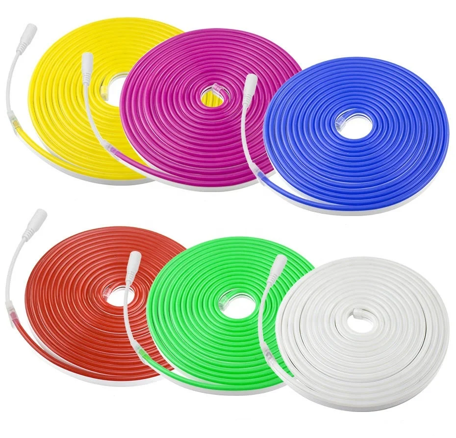 Гибкая неоновая Светодиодная лента 12 в 6*12 2835 smd you jizz световая панель магнитная лампа неоновое домашнее освещение на заказ