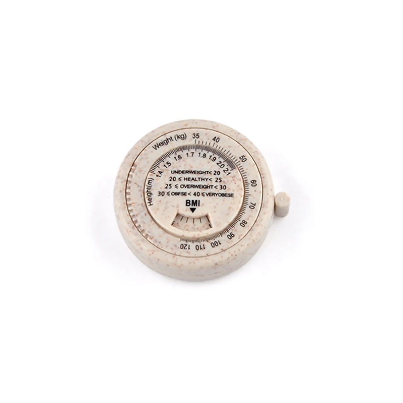 Wintape 2023 Degradable BMI Measuring Tape Body Health Calculator Weight Loss Fitness Tool measure tape plastic