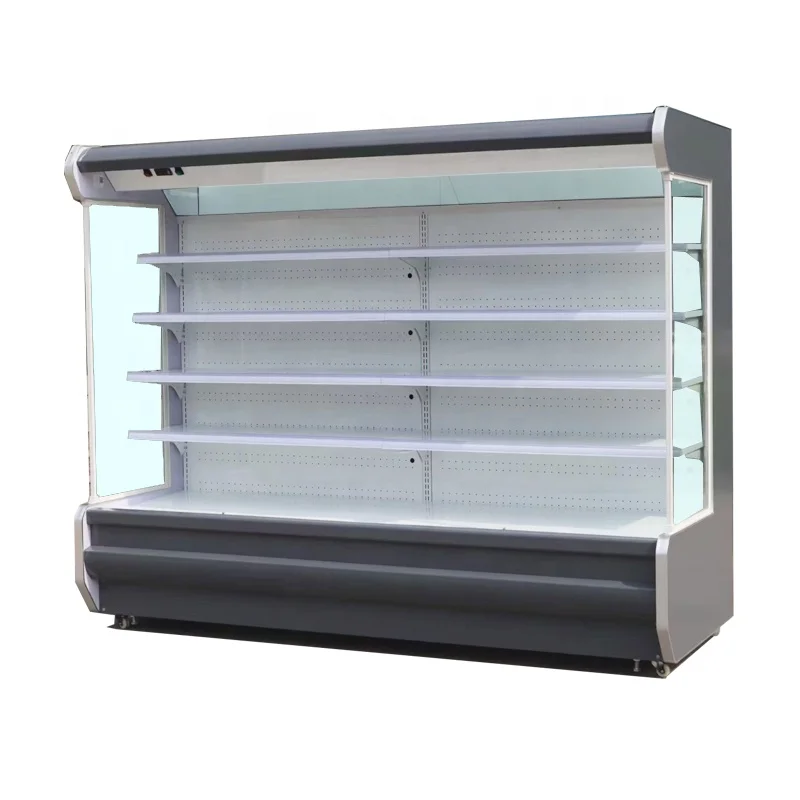 Suppliers supermarket Multideck Display Refrigerator Display Fridge Open Chiller