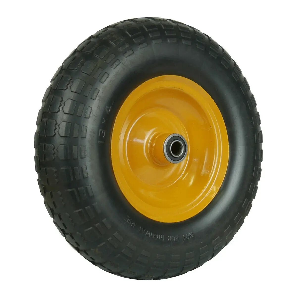 13x4 tyre wheel 4.00-6 Garden Cart Dusbin Wheel Ladder Hand Truck Flat Free Tire Solid and PU foam wheel