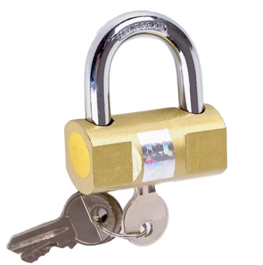 Free samples from Amazon candado Brass painted hammer iron padlock