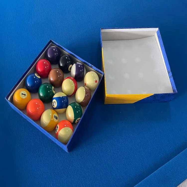 Лидер продаж, низкая цена, снукер-мяч 48 мм, 52,5 мм, 2-1/4 дюйма, 2-1/16 дюйма, камень для бильярда, 16 мячей для бассейна, набор бильярдного мяча
