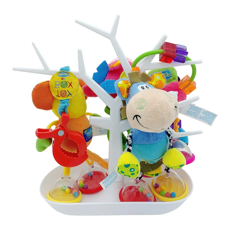 
Kids Hanging Spiral Rattle Stroller Cute Animals Mobile Bed Baby Toys 0-12 Months Newborn Educational Toy for Children 