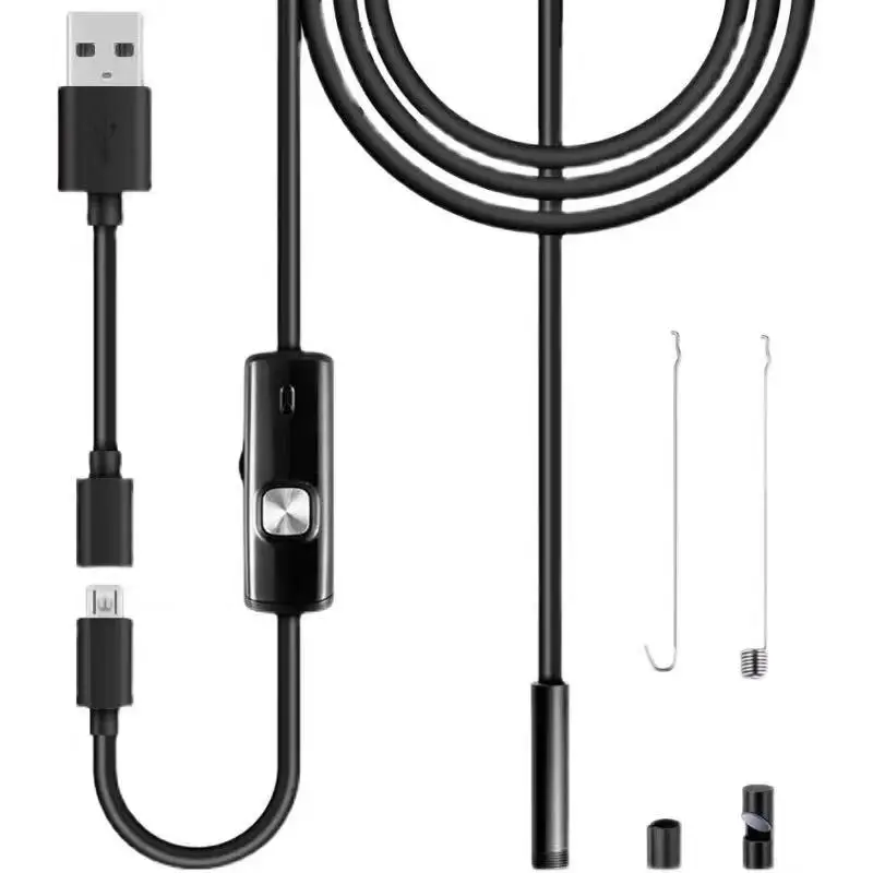  5 5/7 мм HD Мобильный телефон компьютер эндоскоп USB промышленный трубопровод Автомобильная электронная камера-эндоскоп 1