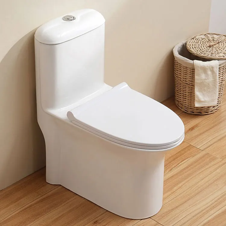 Sanitary Ware High Quality classic toilet Ceramic One Piece siphon S-trap300mm Marine Man Toilet Bowl