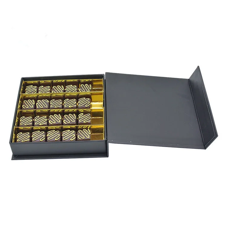 luxury magnet cardboard  chocolate box paper folding gift paper box for chocolate