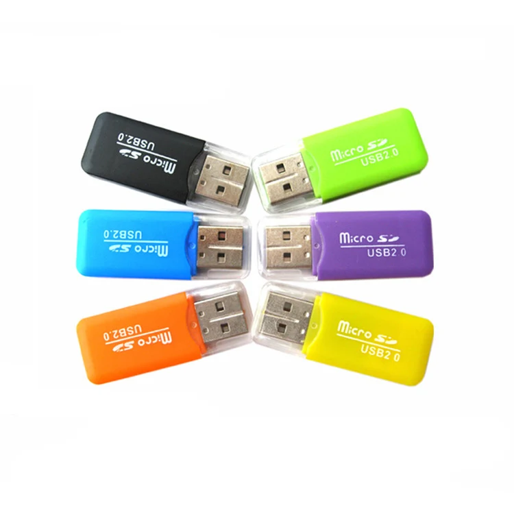 High Speed Mini Micro design T-flash Tf Sd Card Reader Usb 2.0 Adapter Memory Card Reader