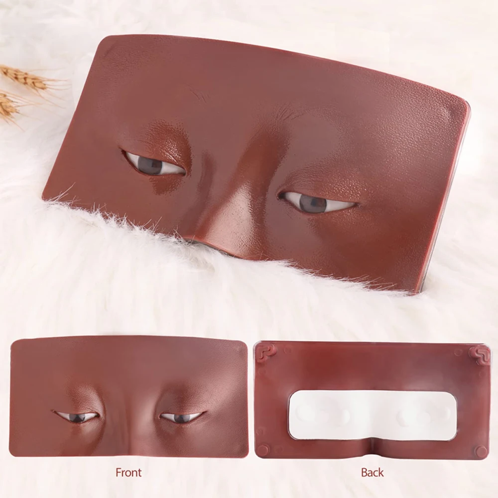 Wholesale Reusable 5D makeup practice board silicone Eye Makeup Practice Board silicone Face For Makeup Beauty Academy