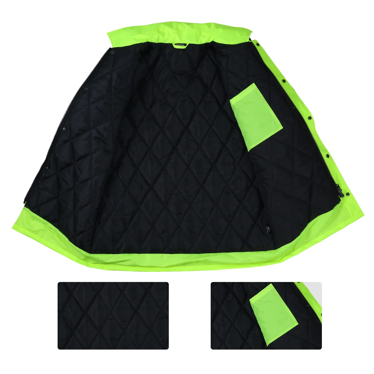 ANSI класс 3 Hivis зимняя теплая флисовая толстовка Светоотражающая Защитная