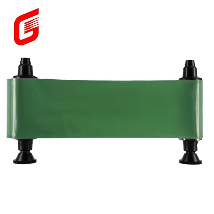 Compatible R2014 Green Ribbon For Evolis pvc id card Printer Pebble Series Dualys 3