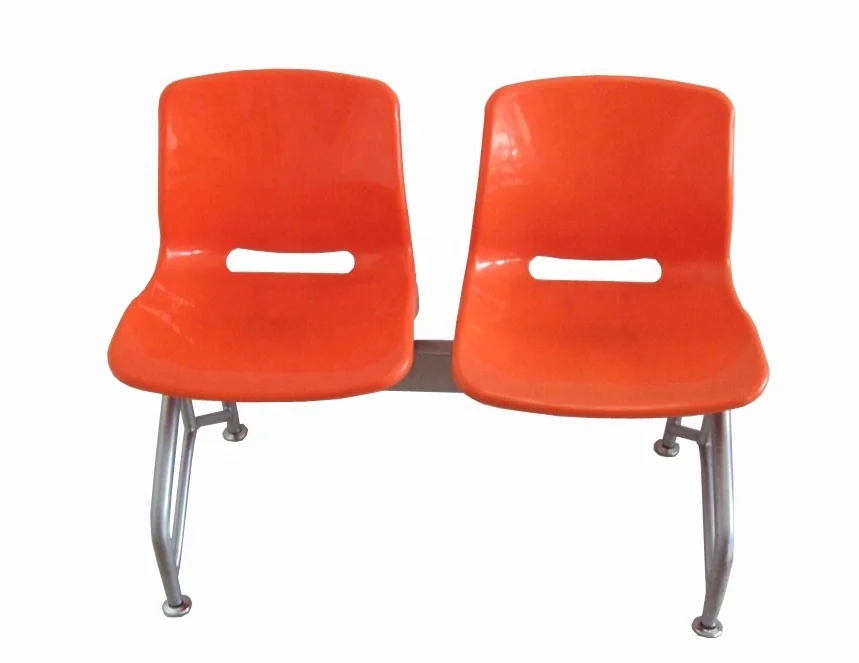 Modern China Manufacturers Airport Steel Chair High Back Cushion Waiting Bench Steel Link Chair