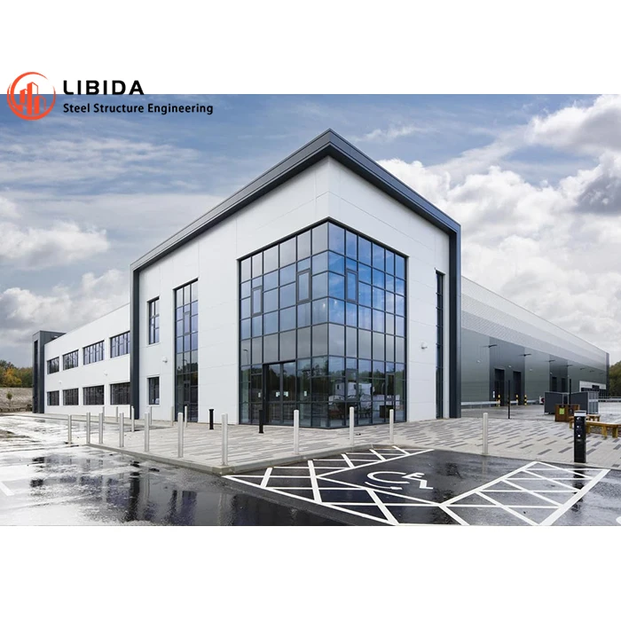 Construction Prefabricated And Prefab Workshop / Office Warehouse Steel Structure Building Warehouse