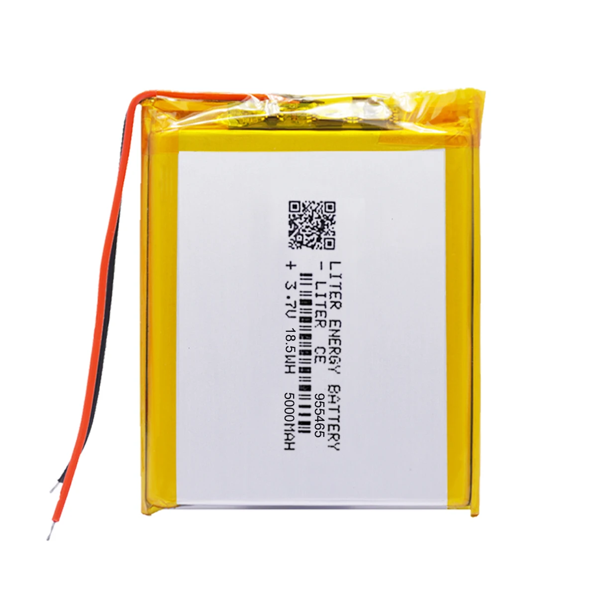 Small Rechargeable Lipo Battery Pack 3.7V 955465 5000mAh Single Cell with PCM OEM Battery