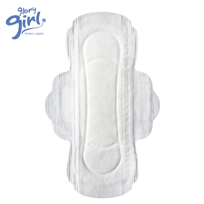Free sample 100% Organic Cotton Menstrual Sanitary Pads Feminine Hygiene Period Sanitary Napkin Manufacturers