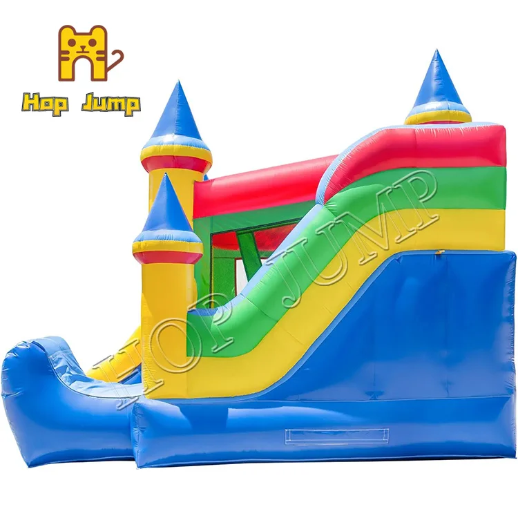 Factory price inflatable house bouncer outdoor inflatable bouncer with slide commercial grade bouncy castle