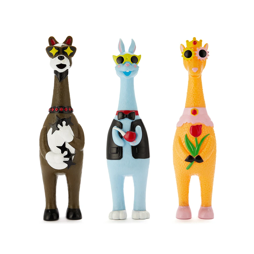 2021 funny design PVC dog squeaky chicken toy  dog toys vinyl animal toys for dogs