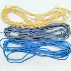 Ear Elastic Polyester Ear loop 3.5 mm Color Customized Flat Rope Tape High Quality White and Black Available