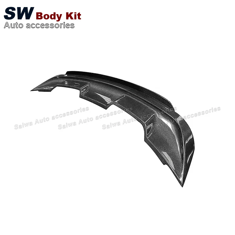 Carbon Fiber GT500 V2 Style Mustang Spoiler For Ford Mustang 2015-2021 Rear Spoiler Lip Guide Wing Lip Rear Wing Body kit