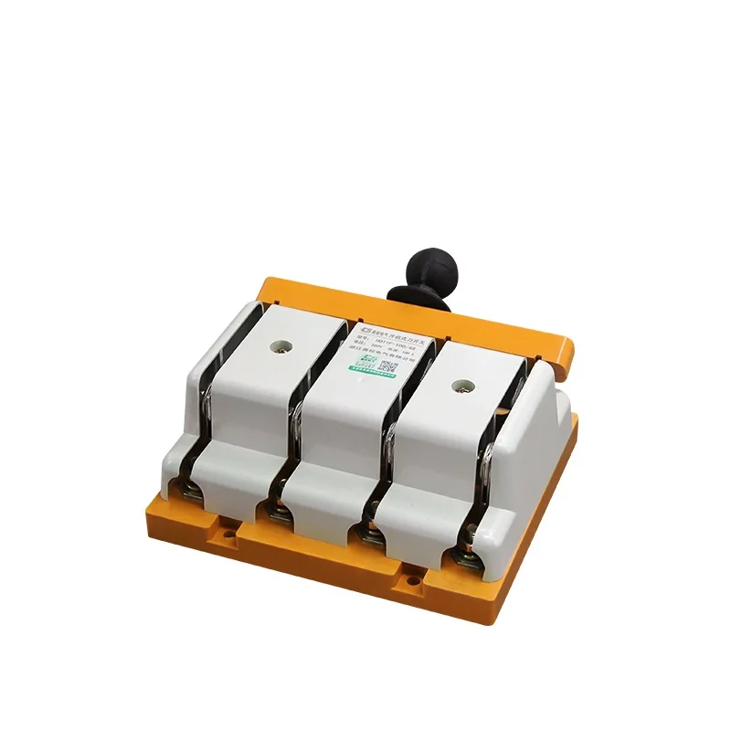 2/3/4 pole isolating knifes Electrical Switches 3 poles copper PV Series Knife Switch