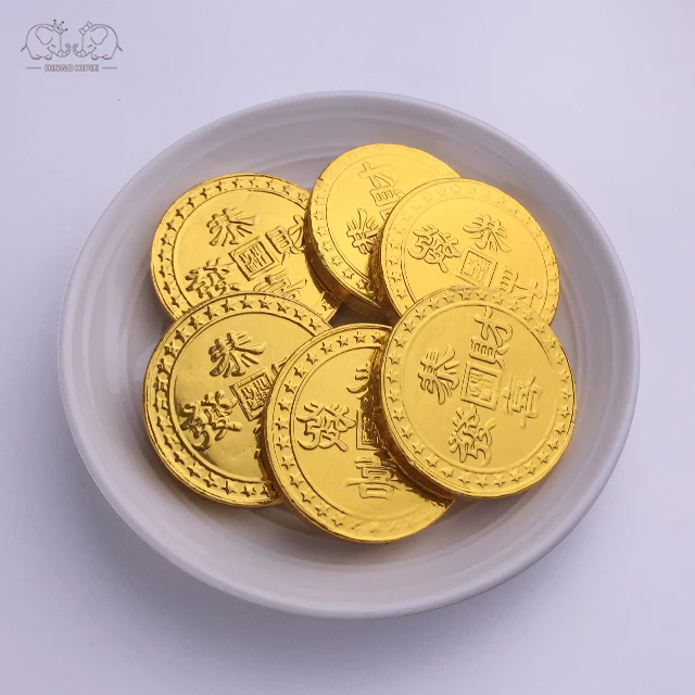 Chocolat Best Selling Chinese Factory Coin Chocolate Gold Sweet Candy Chocolate