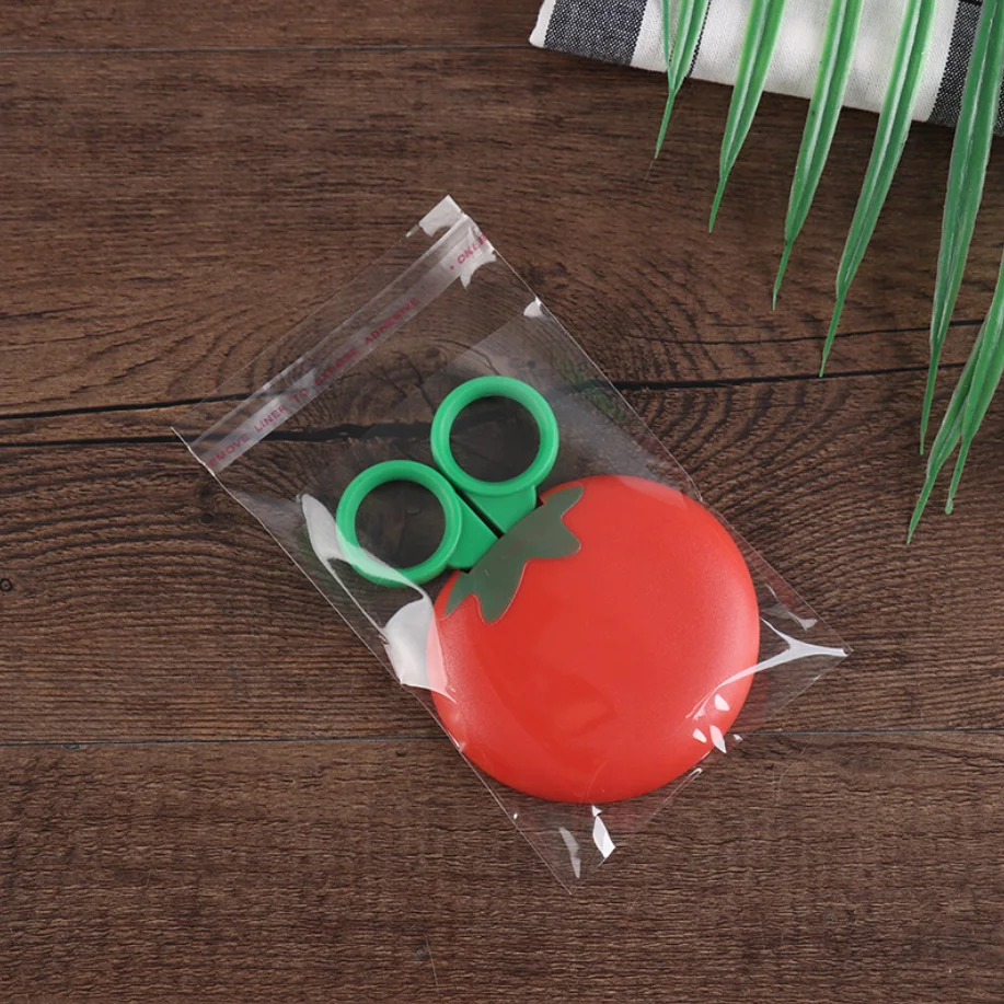 
Gift bag clothes clear opp poly bags with adhesive strip 