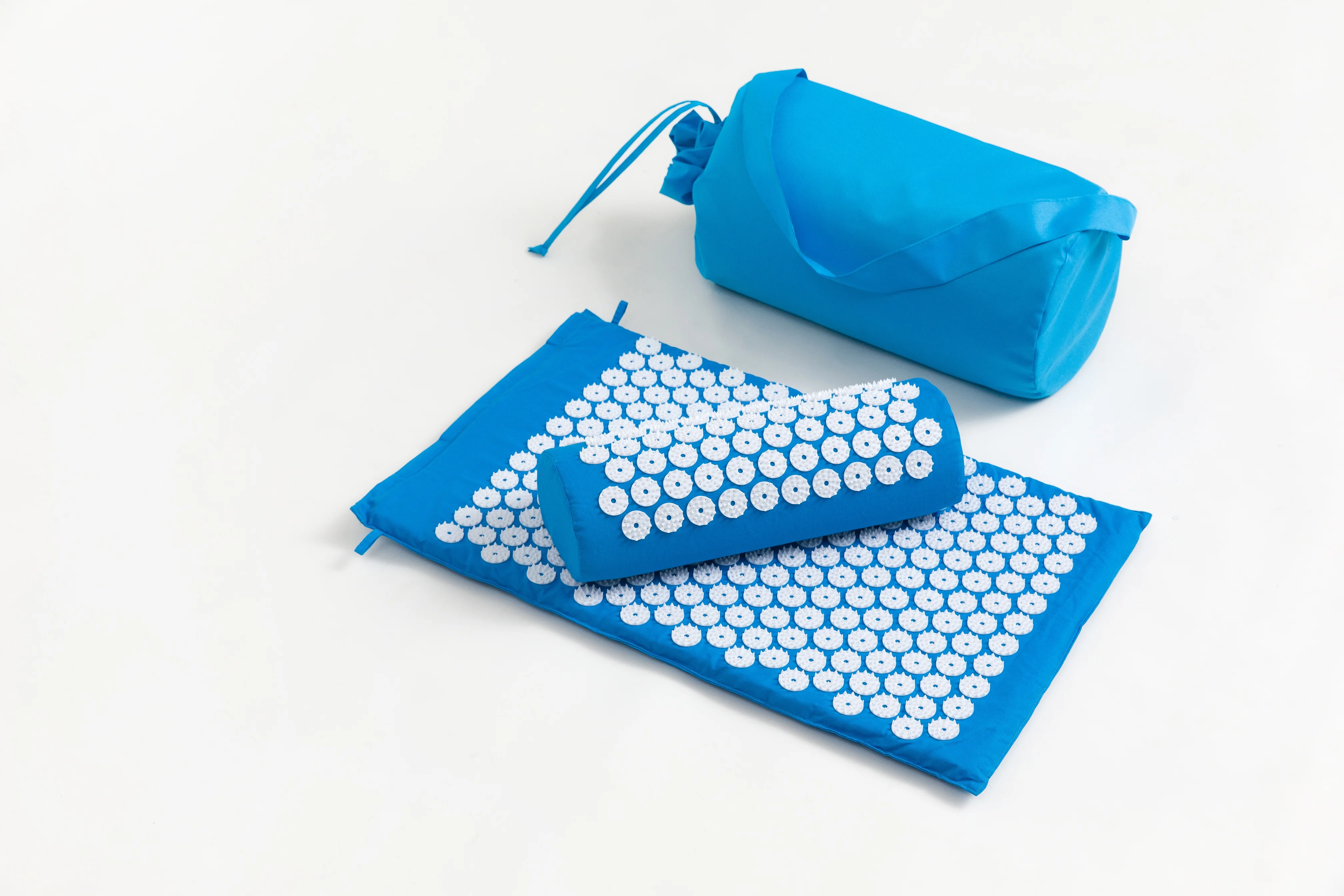 
Manufacturer Professional Acupressure Mat and Pillow Set Natural Linen Best Acupuncture Mat Gift Back And Neck Pain Relief 