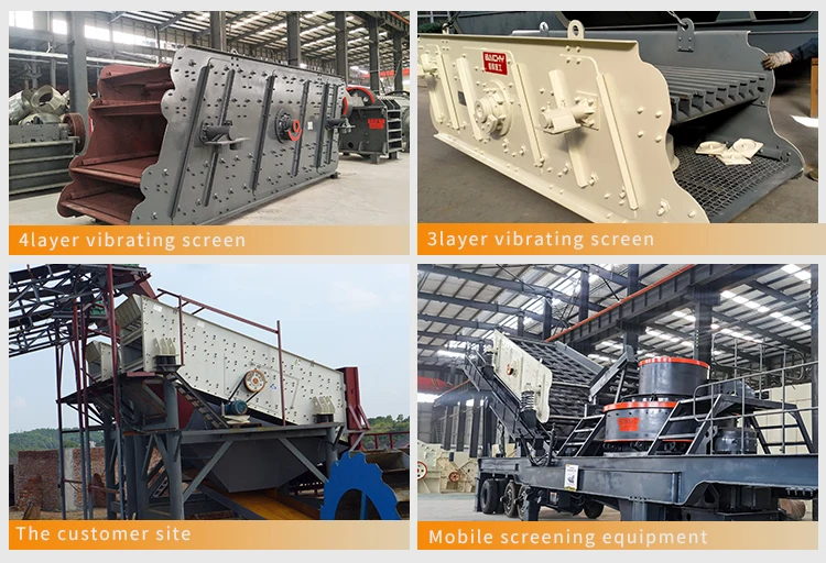 Gypsum flour powder sand and gravel 2yk2160 round circular rotary vibrating screen separator machine for screening rock sand