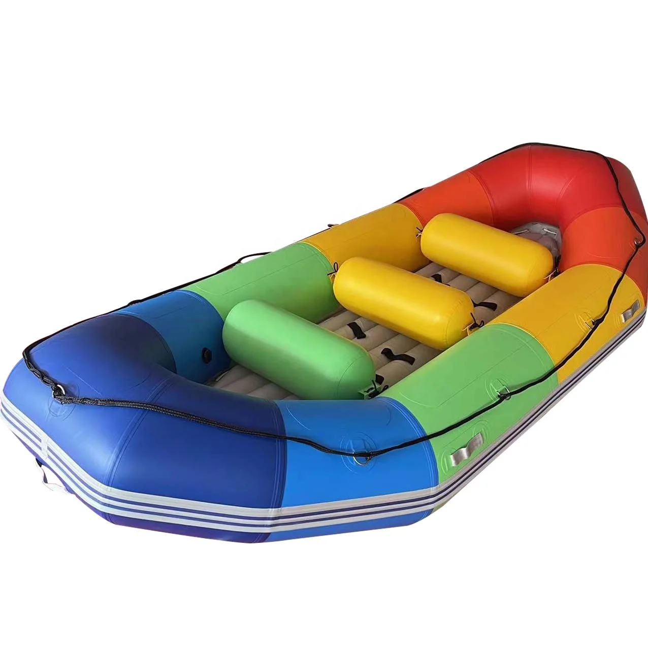 Whitewater PVC Bottom River Inflatable Rafting PVC raft boat  For Sale