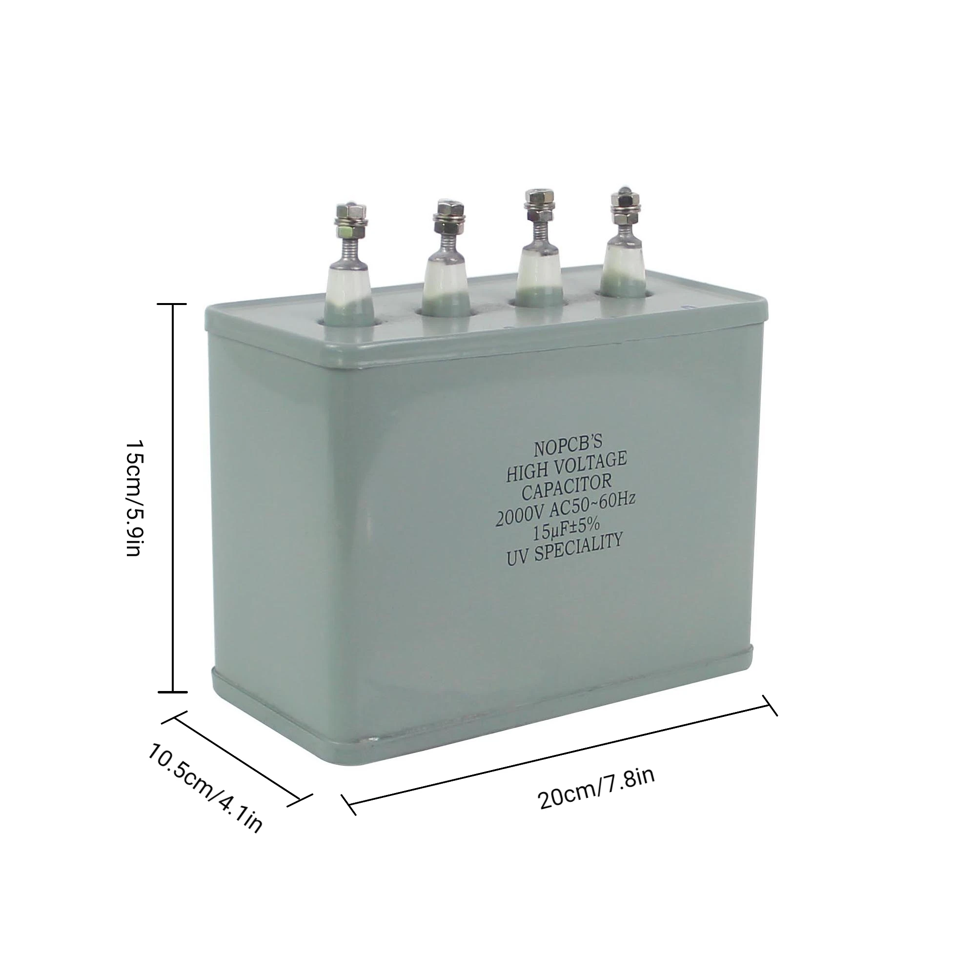 Manufacturer Wholesale High Voltage Oil Capacitors for Uv Lamps