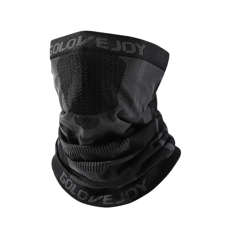Comfortable Frictionless Nylon Cycling Seamless Neck Gaiter Sweat Absorption Ski Scarf Half Mask