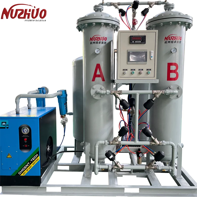 NUZHUO Top Selling Nitrogen Making Plant Factory Efficient N2 Gas Generator Production Line Supplier