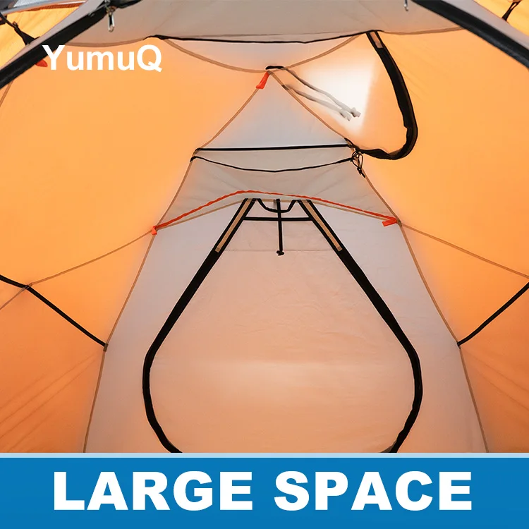 YumuQ High Quality Rain-proof Dome Camping Tent For Hiking And Mountaineering Lightweight Travel Family