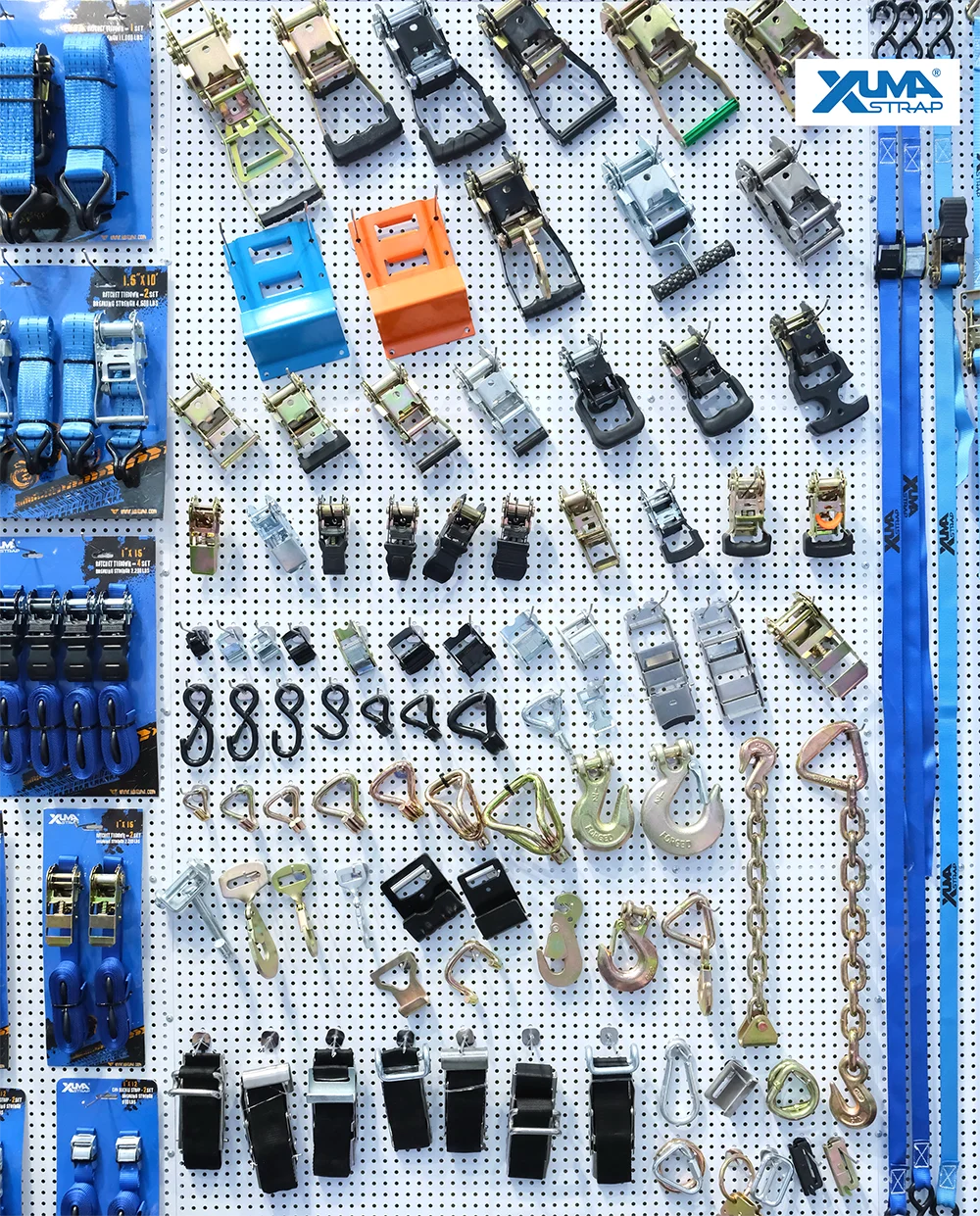 2 inch /50 mm 5000 kg heavy ratchet tie Swan double J hook for cargo lashing