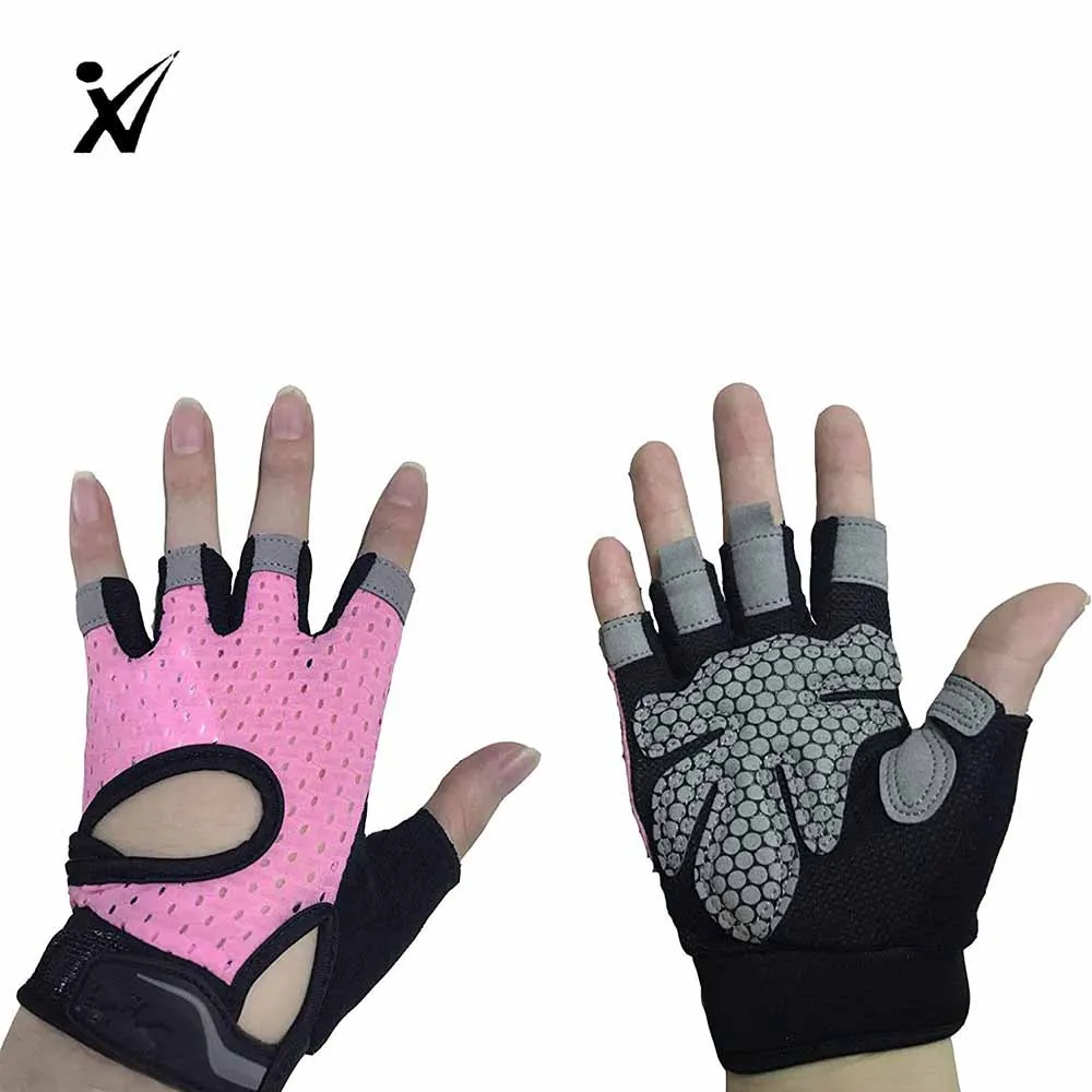 Hot Sale Half Finger Wrist Strap Bicycle Glove Outdoor Sports Bike Cycling Weight Lifting Gym Gloves Lifting Gloves