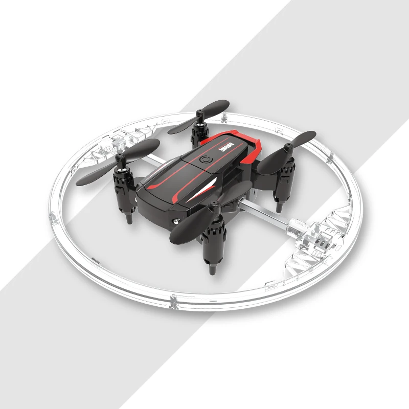 Bemay Toy 2.4G RC Stunt Flying Drone, with Colorful Light Outer Ring Rotation Quadcopter Toy for Kids