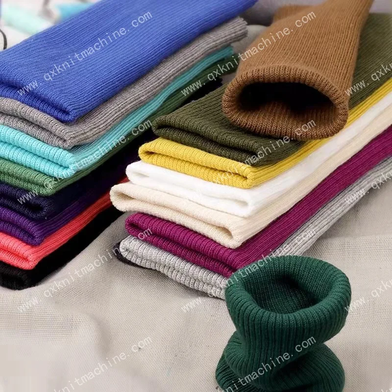 Rib tubular seamless cuffs knitting machine Rib Cuff For Polo Shirt Knitting Machine
