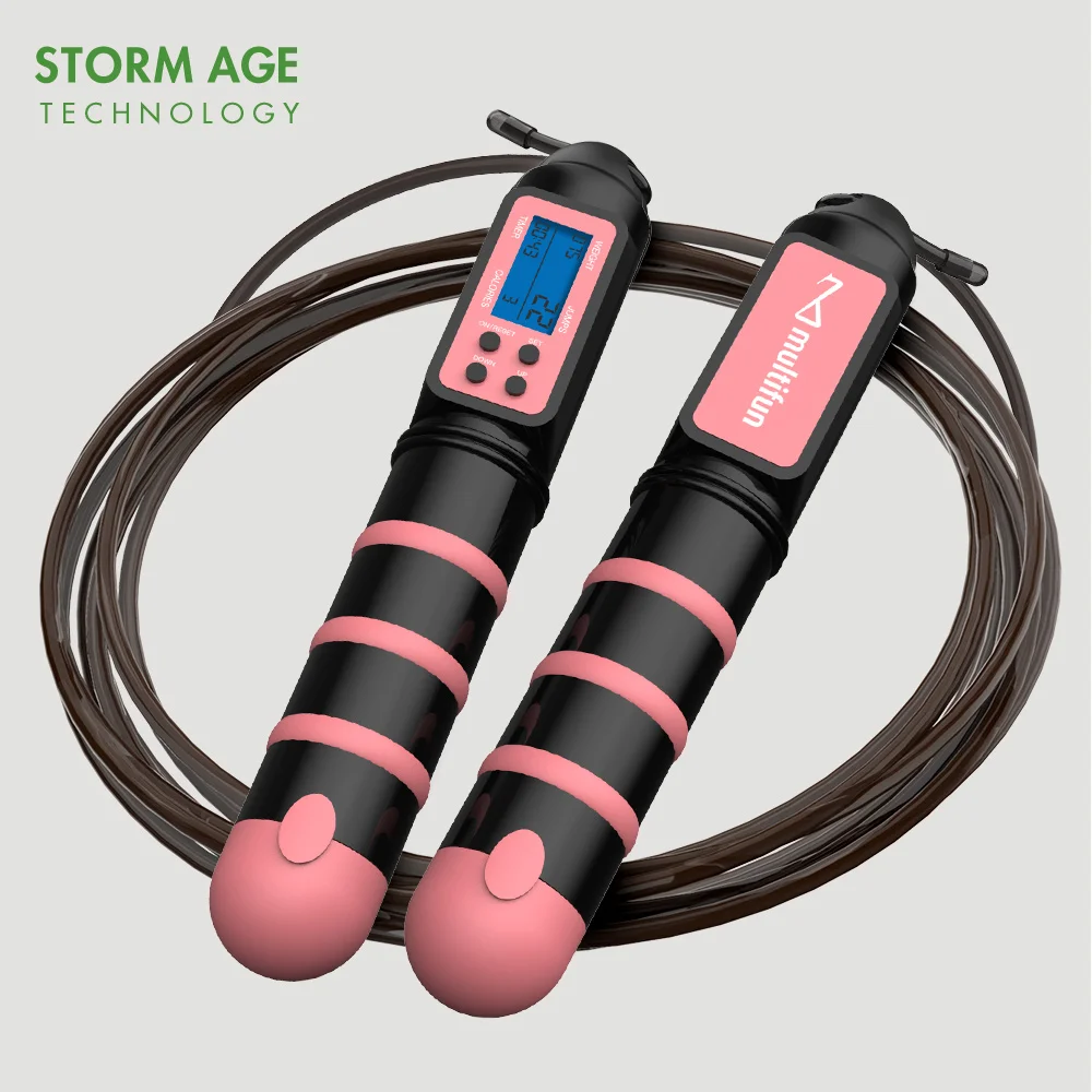 Customized logo skipping rope calorie consumption counting skipping rope adult sports skipping rope