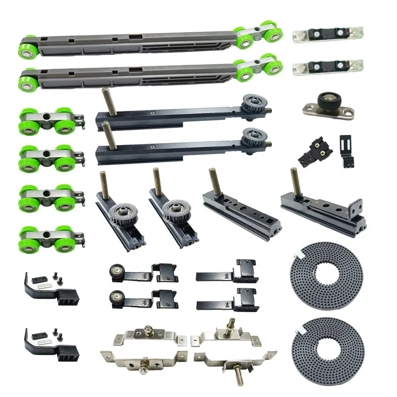 Factory Price 3 Doors Synchronize Telescopic Linkages Door Asscrioss Sliding Door Wheel Roller