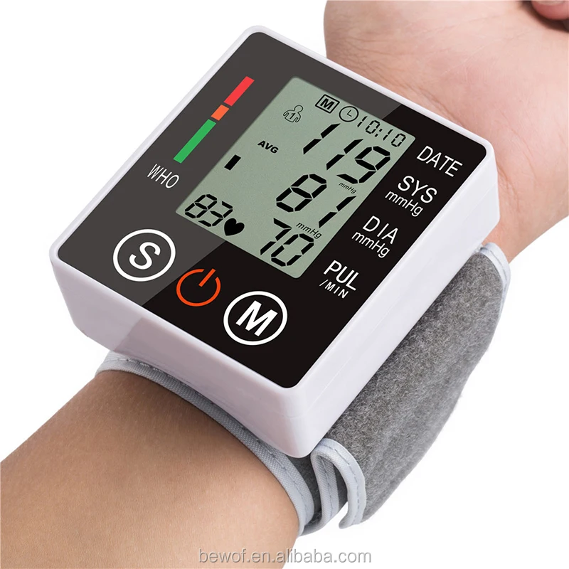 CE ISO BP Operator Wireless Medical Blood Pressure Machine Digital Ambulatory Wrist Blood Pressure Monitor Health Care