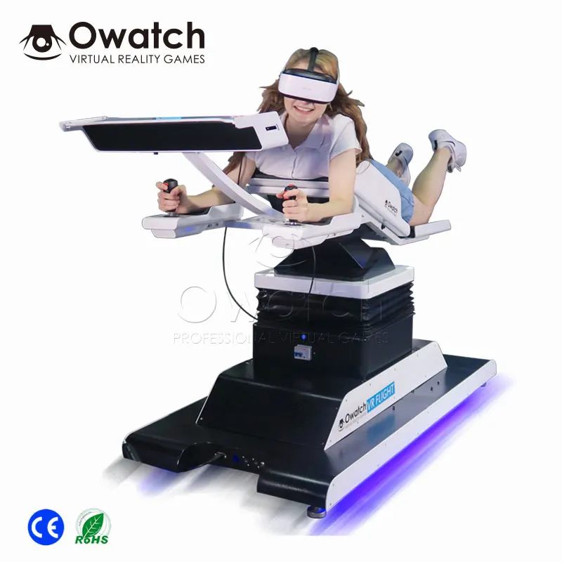 Динамический 9D VR lay down cinema 9D VR симулятор полета Заводская поставка