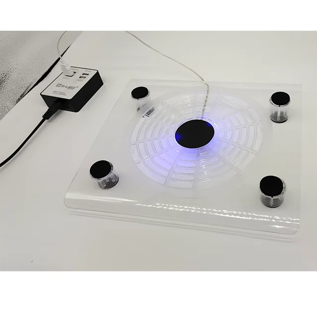 Mikuso XL-828 2022 обновления кулер для ноутбука прозрачный больший размер пластиковые охлаждающее устройство для ноутбука охлаждающая подставка стенд