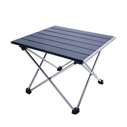 LARIBON Outdoor Furniture Custom Portable Lightweight Aluminium Picnic Table Outdoor Camping Folding Roll Picnic Table