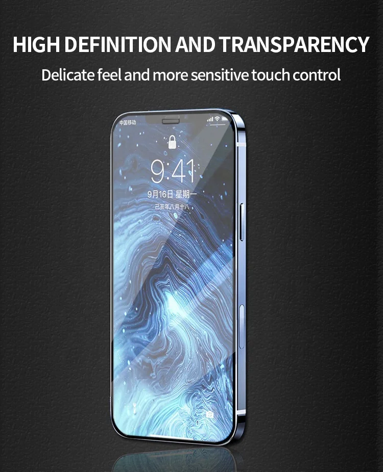 Hot Sale 9D Mobile Phone Film Anti Scratch Tempered Glass Cellphone Mobile Phone Film Screen Protector