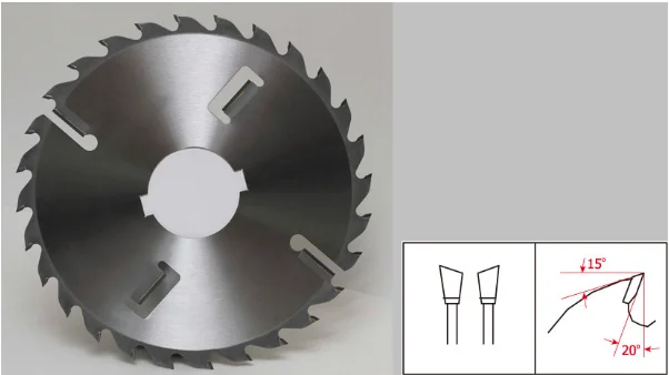 
Industrial thin-kerf multi rip cut Disc Woodworking Machinery Parts Multi-Ripping Saw blade with rakers for Solid Wood 