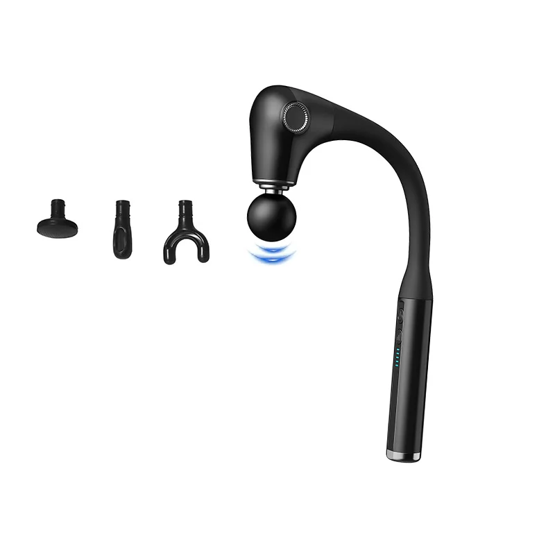 Factory Direct Sale Hot Exquisite Massage Device 4 Different Heads Switched Mini Fascia Release Gun Relieve Fatigue