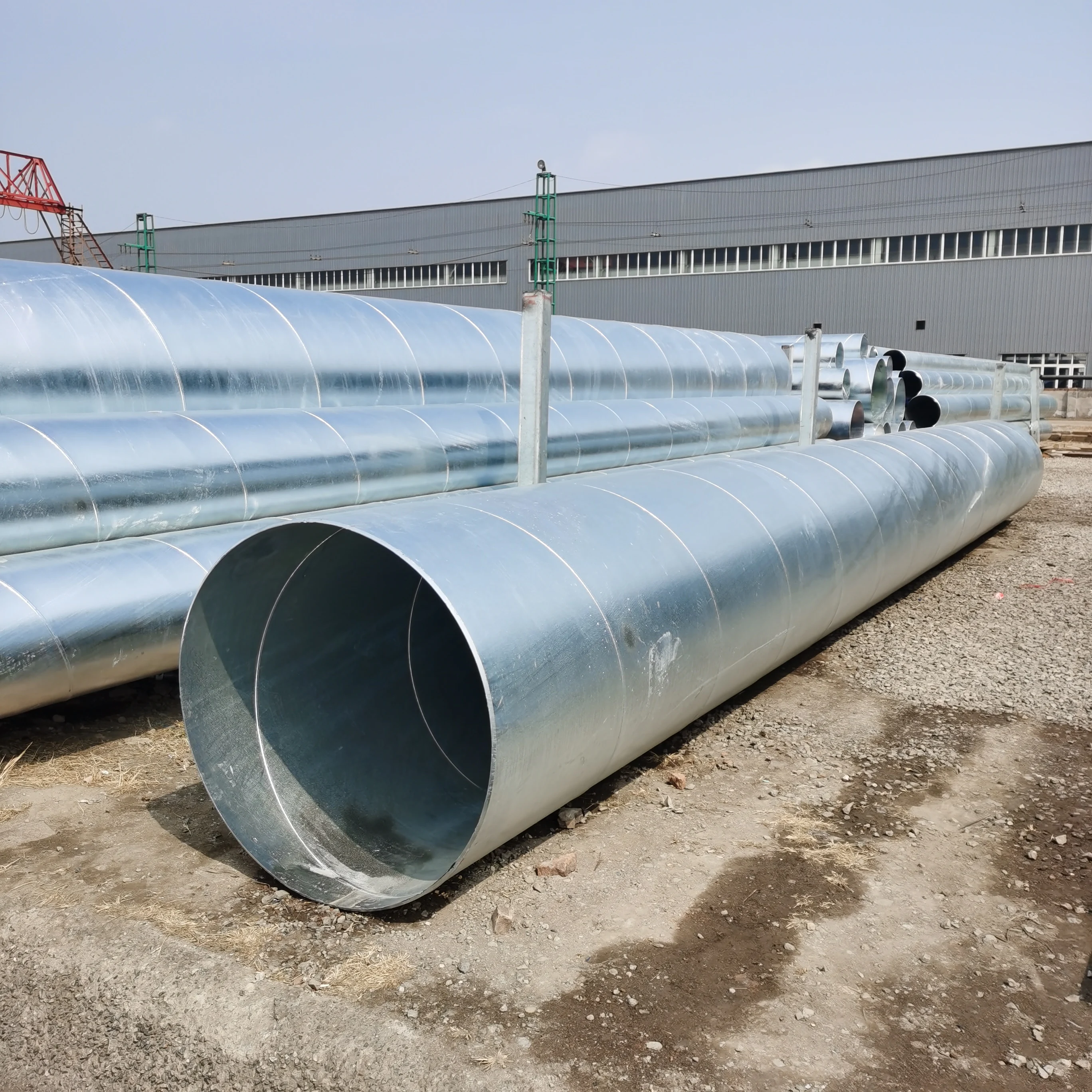 Line pipe SSAW API 5L Gr.B with hot dipped galvanization