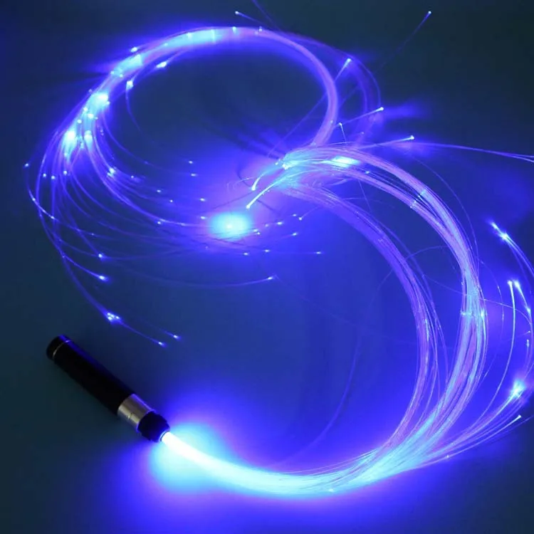 Handle Dance Fashion Fiber Optic Dance Whip Glowing Fibers Led Fiber Optic Whip