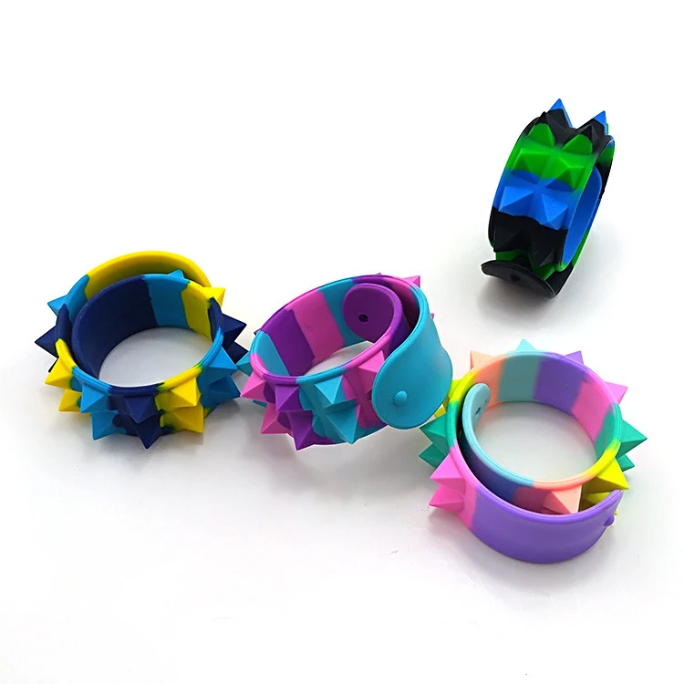 2022 Top Selling kids slap bands reflective slap bands
