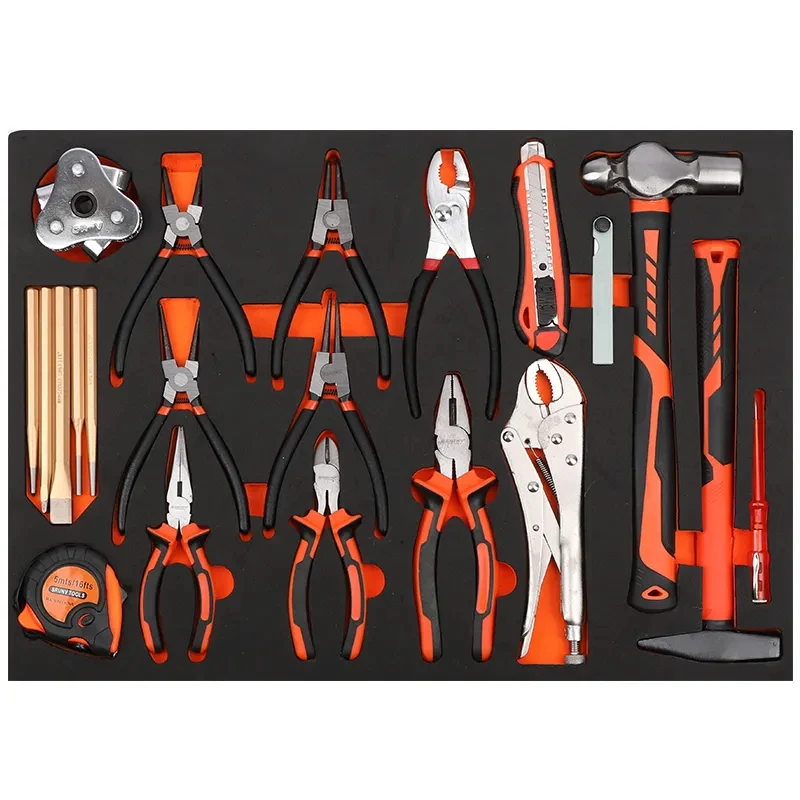Factory Wholesale Low Price Tool Trolley Cabinet Pliers Hammer Etc. Professional Repair Tool Set